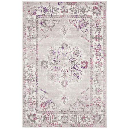 Safavieh 2 x 4 ft. Skyler Power Loomed Accent Area Rug, Grey & Pink SKY169P-24